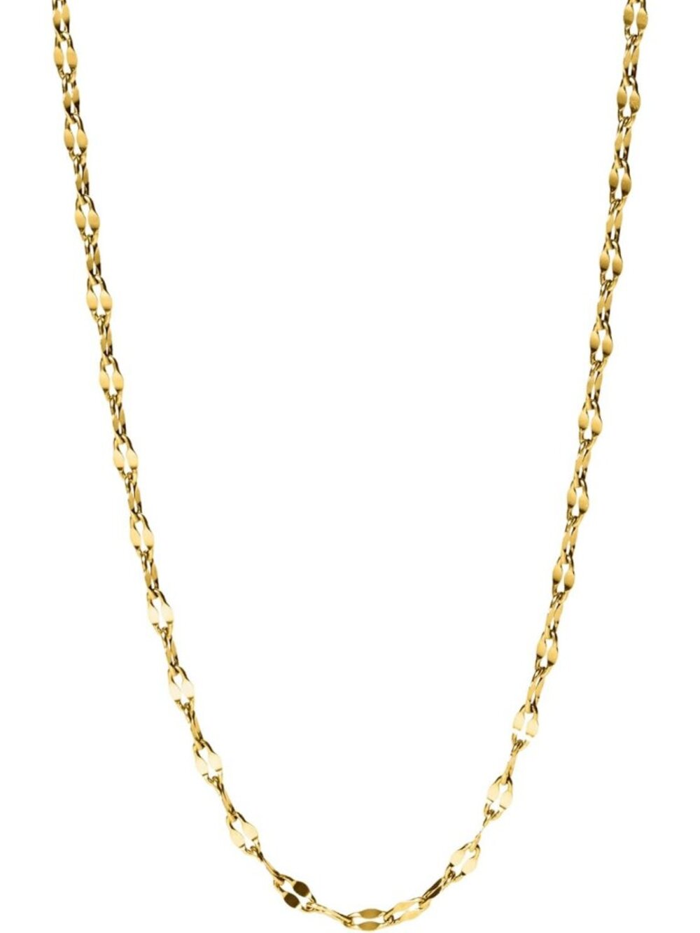 14K Gold Plated Water-Resistant Petal Necklace - Stylish Women's Fashion Jewelry